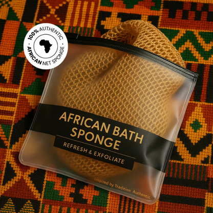 100% Authentic African Exfoliating Fula Net Sponge