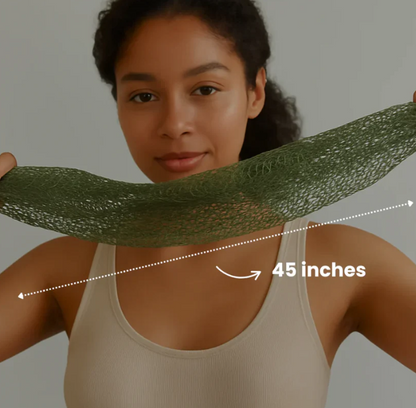 100% Authentic African Exfoliating Fula Net Sponge