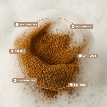 100% Authentic African Exfoliating Fula Net Sponge