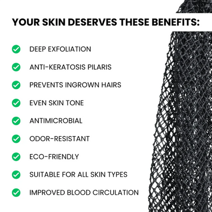 100% Authentic African Exfoliating Fula Net Sponge